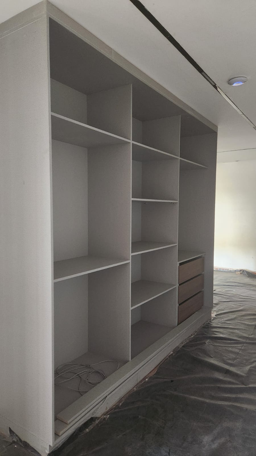 Custom furniture collection with built-in wardrobe fittings