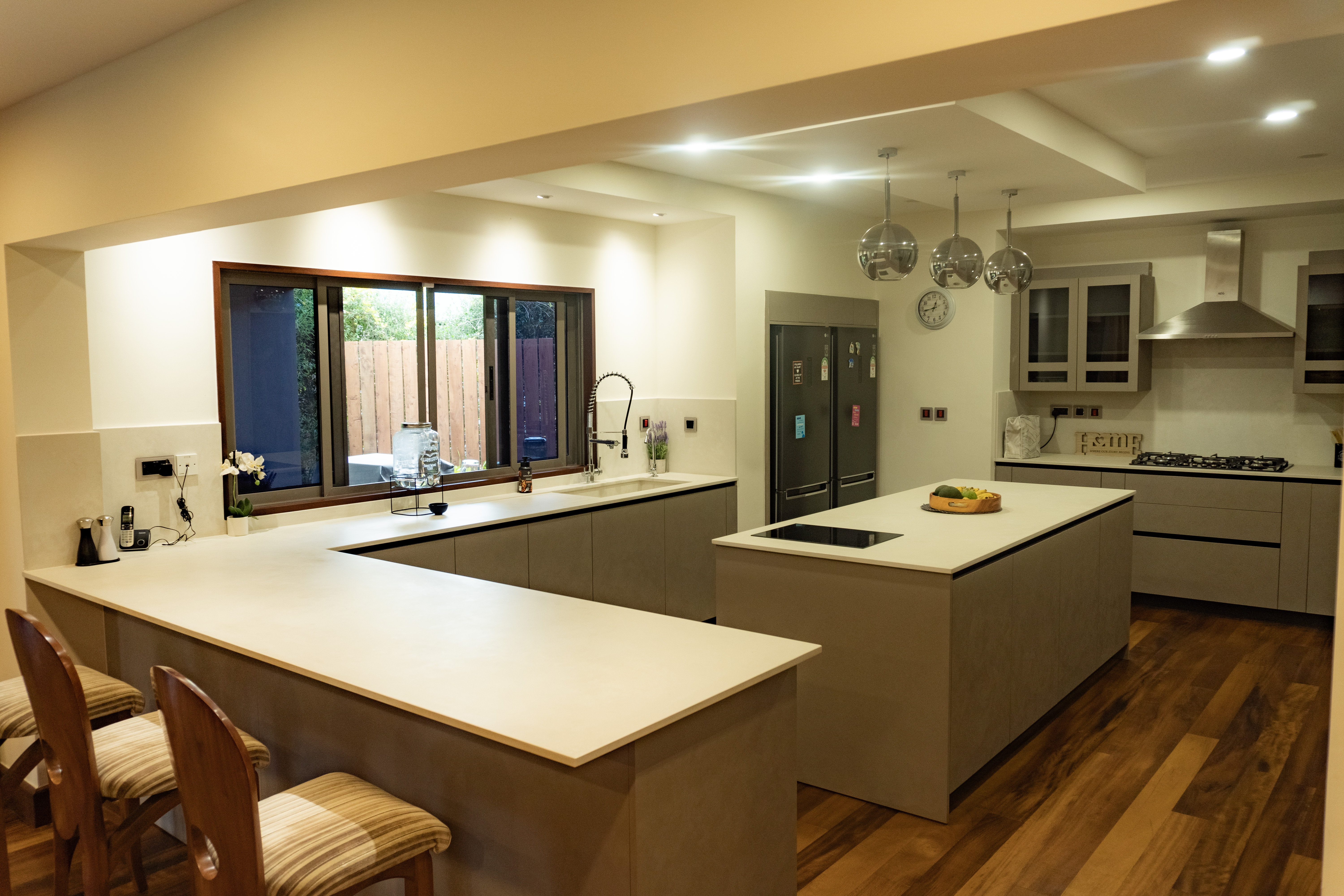 Kitchen island and countertop