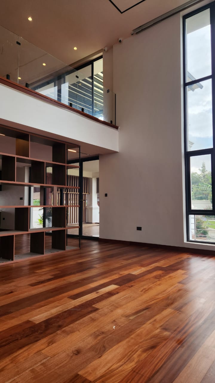 Ceiling design and feature wall